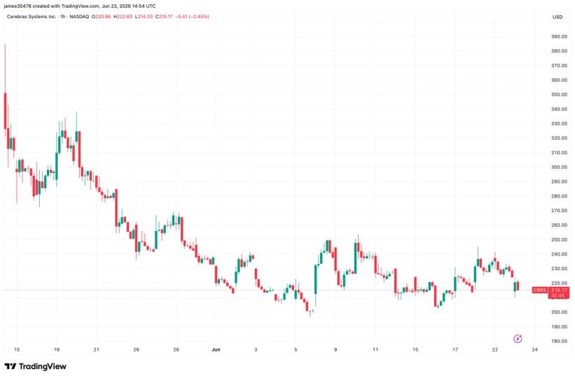 AI chipmaker Cerebras down 11% after first public earnings report AI chipmaker Cerebras down 11% after first public earnings report